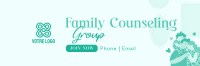 Family Counseling Group Twitter Header Design