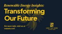 Renewable Energy Seminar Animation Preview