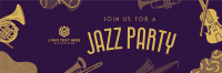 Groovy Jazz Party Twitter Header Preview