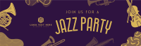 Groovy Jazz Party Twitter header (cover) Image Preview