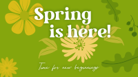 Spring New Beginnings Facebook event cover Image Preview