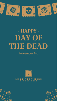 Happy Day of the Dead Facebook Story Design