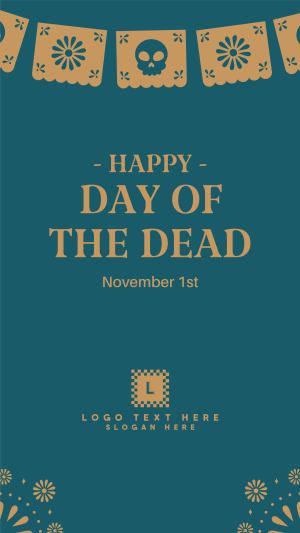 Happy Day of the Dead Facebook story Image Preview