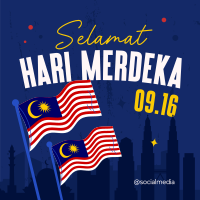Hari Merdeka Malaysia Instagram post Image Preview