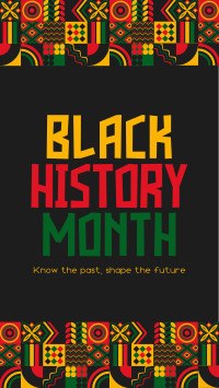 Neo Geo Black History Month Instagram Story Design
