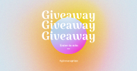 Giveaway Enter To Win Facebook Ad Design