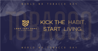 No Tobacco Day Typography Facebook ad Image Preview