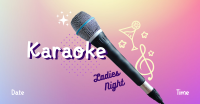 Karaoke Ladies Night Facebook Ad Design