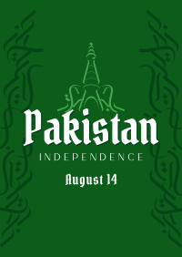 Pakistan Independence Poster Design