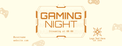 Streamers Night Facebook cover Image Preview