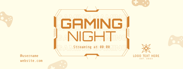 Streamers Night Facebook Cover Design Image Preview