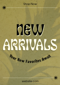 Vintage New Arrivals Poster Preview