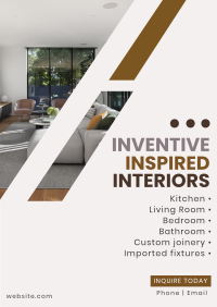 Inventive Inspired Interiors Poster Image Preview