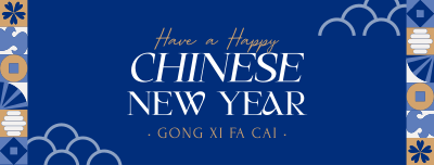 Chinese New Year Tiles Facebook cover Image Preview
