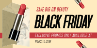 Black Friday Beauty Sale Twitter Post Design