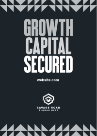 Raised Capital Abstract Poster Image Preview