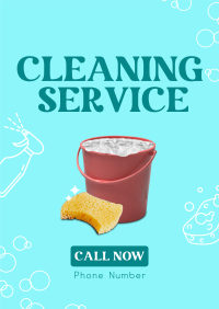 Professional Cleaning Poster Design