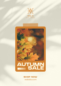 Picture Autumn Sale Poster Design