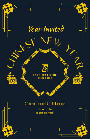 Chinese Year Sale Invitation Image Preview