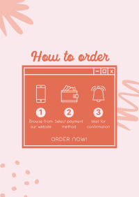 Order Process Tutorial Flyer Image Preview