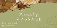 Beauty Massage Twitter Post Image Preview