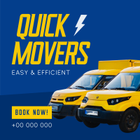 Quick Movers Instagram post Image Preview