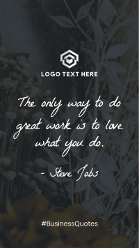 Do What You Love Instagram Story Design