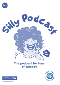 Our Funny Podcast Flyer Image Preview