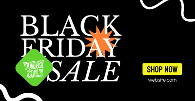 Black Friday Scribble Sale Facebook ad Image Preview