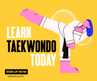 Taekwondo for All Facebook Post Design