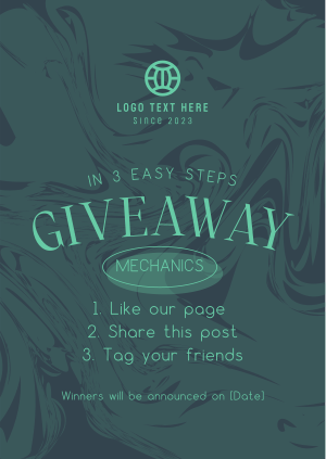 Easy Giveaway Mechanics Poster Image Preview