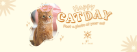 Furry Cat Is Here Facebook Cover Image Preview