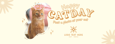 Furry Cat Is Here Facebook Cover Image Preview