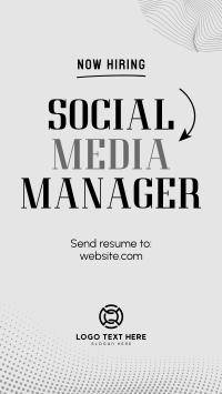 Social Media Manager TikTok video Image Preview
