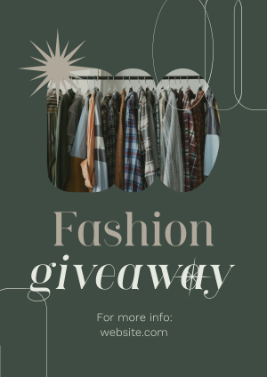 Elegant Fashion Giveaway Flyer Image Preview