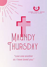Holy Week Maundy Thursday Flyer Image Preview