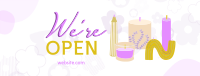 Fancy Candles Facebook cover Image Preview