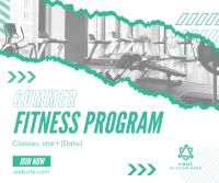 Ripped Off Summer Fitness Facebook Post Design