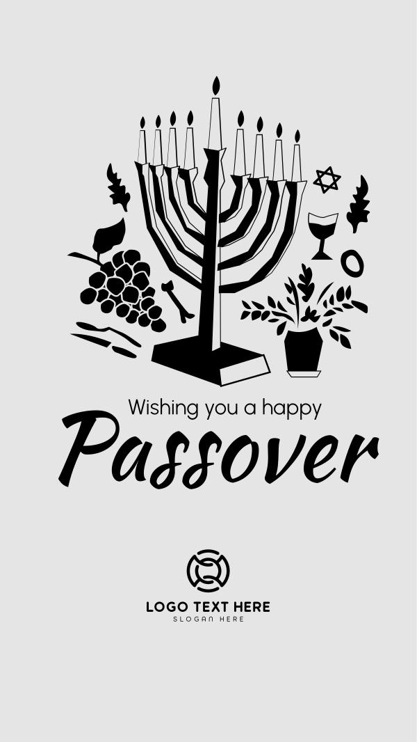 Picasso Passover Instagram Story Design Image Preview