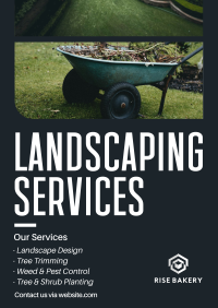 Landscaping Services Poster Image Preview