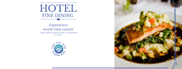 Hotel Fine Dining Facebook Cover Design Image Preview