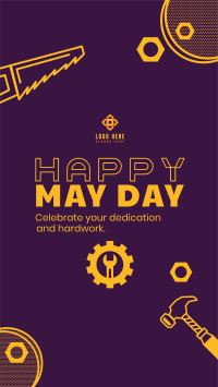 May Day Message Instagram story Image Preview
