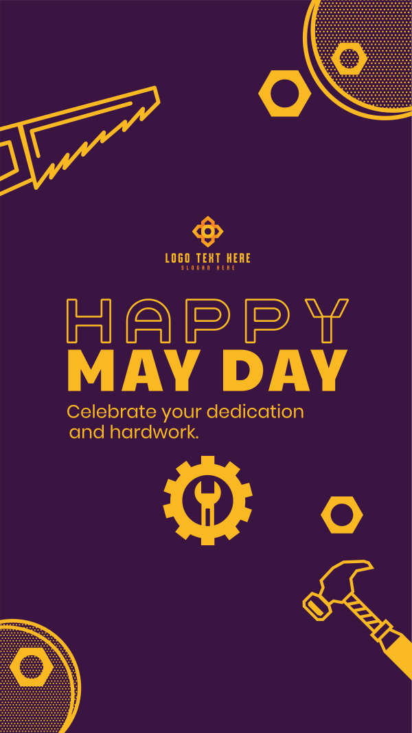 May Day Message Instagram Story Design Image Preview