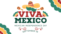 Viva Mexico Sombrero Facebook event cover Image Preview