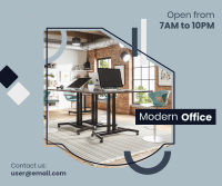 Modern Office Facebook Post Design