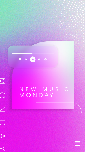 Music Monday Player Facebook story Image Preview