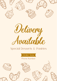 Assorted Pastry Creation Flyer Design