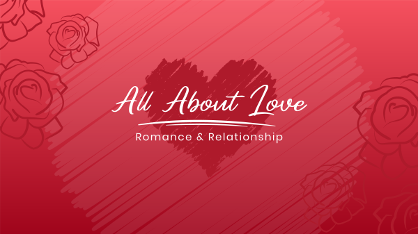 Roses of Love YouTube Banner Design