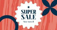 Abstract Beauty Super Sale Facebook Ad Design