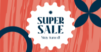 Abstract Beauty Super Sale Facebook ad Image Preview